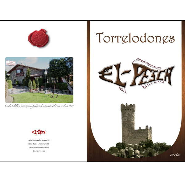 Carta Restaurante en Torrelodones