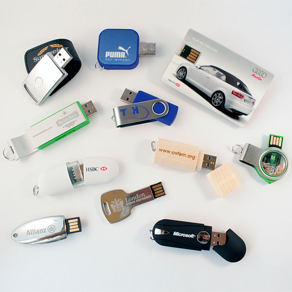 Memorias USB personalizadas con logotipo